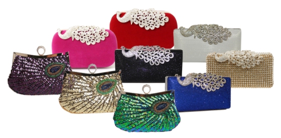 Peacock Clutches